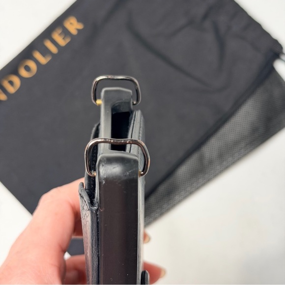 Bandolier Midnight Black Leather iPhone 13 Pro Max Case - Picture 9 of 13